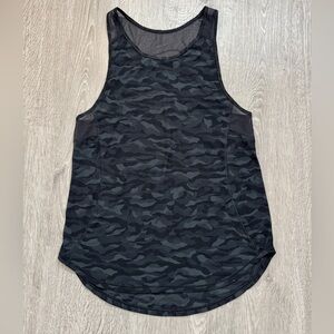 lululemon athletica Black Camo Tank Top